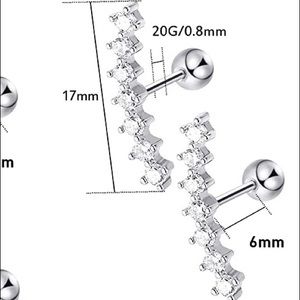 Cartilage/helix earrings